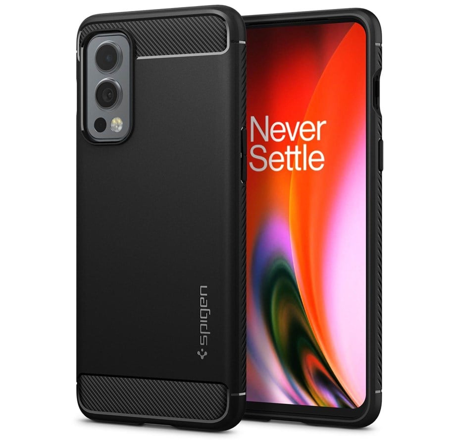 Mobile - Covers & Cases - Spigen Rugged Armor - black - OnePlus Nord 2 5G - ACS03663