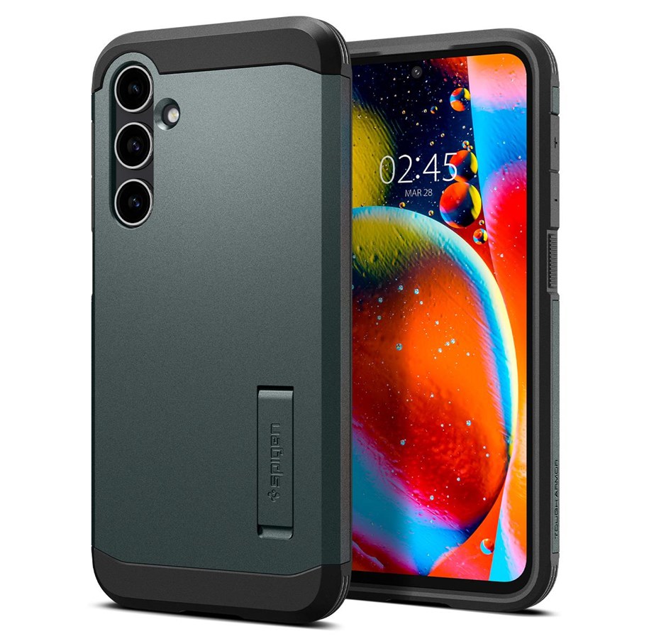 Mobile - Covers & Cases - Spigen Tough Armor - abyss green - Samsung Galaxy S23 FE - ACS06365