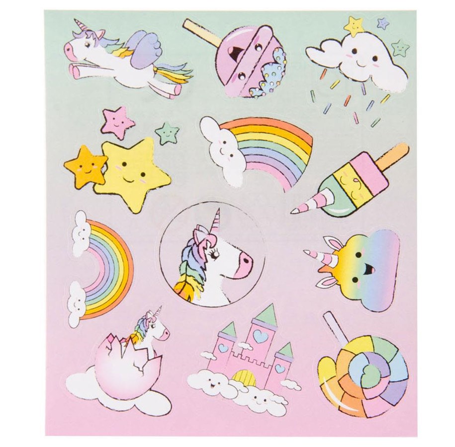 Kreativa spel - LG-Imports Sticker sheet Unicorn - 8553