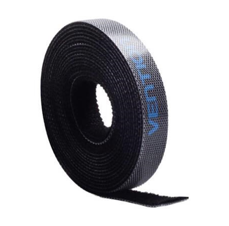 Nätverks tillbehör - Vention Cable Organizer Strap 1m Black - KAABA