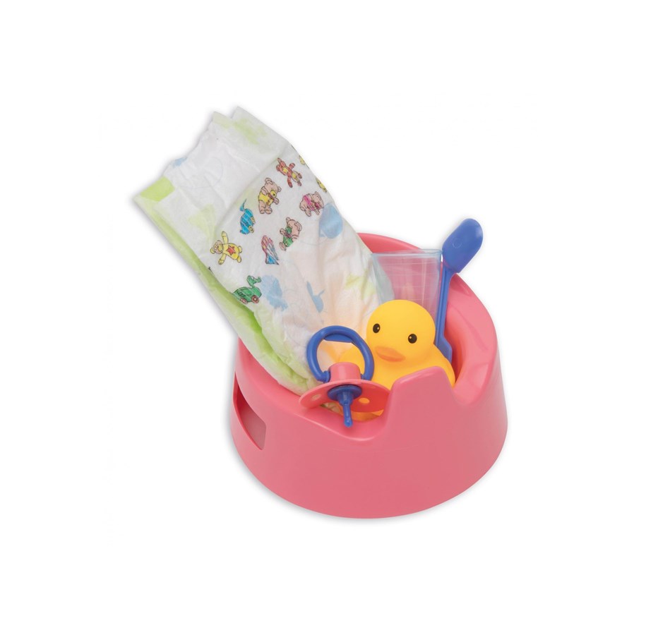 Docka, bamse och tillbehör - Heless Doll Potty with Accessories - 804