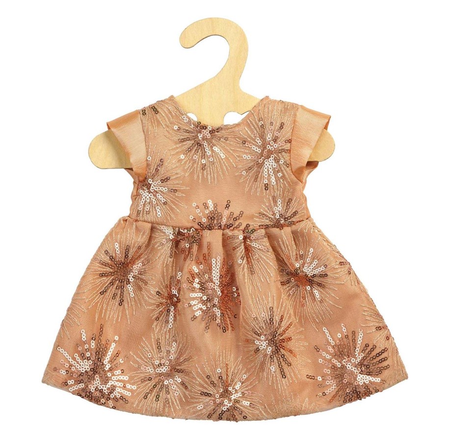 Dockor & Tillbehör - Heless Dolls Glitter dress Rose Gold 28-35 cm - 1230