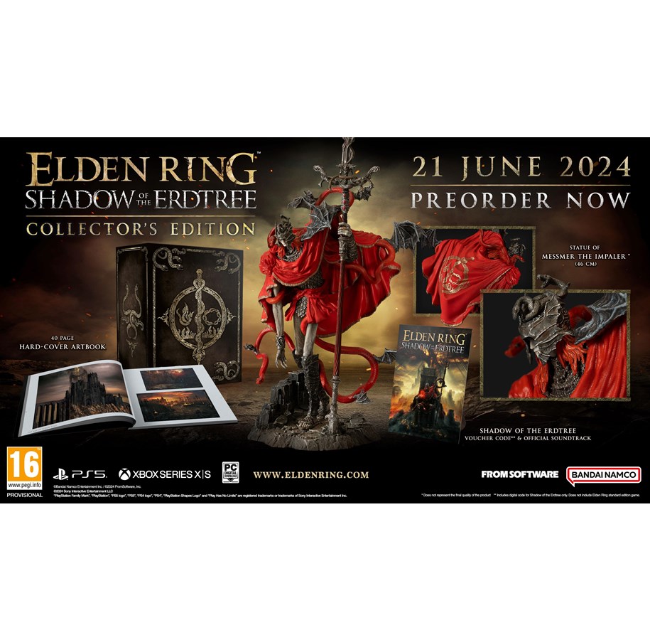 Spel - Elden Ring: Shadow of the Erdtree (Collector's Edition) - Microsoft Xbox Series X - RPG - 3391892031249