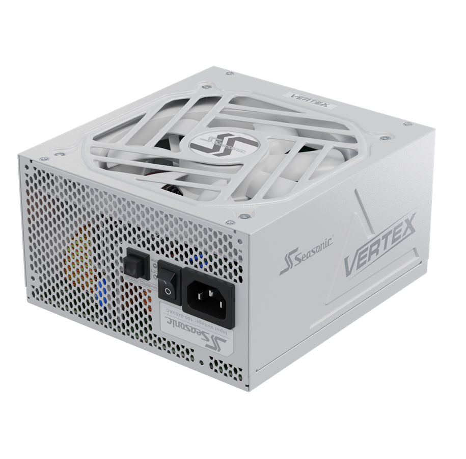 Strömförsörjning - Seasonic Vertex GX 1200W - White Strömförsörjning - 1200 Watt - 135 mm - ATX 3.0 - 80 Plus Gold certificate - VERTEX-GX-1200 White