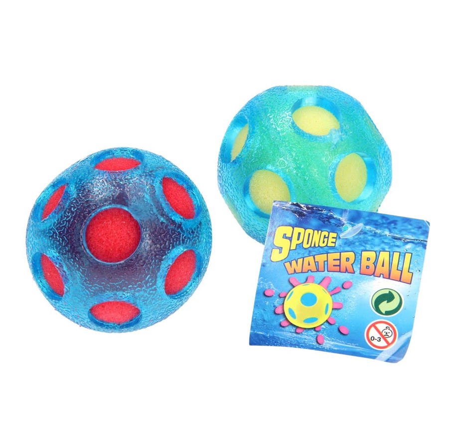 Vattenlek - Funtoy Sponge Splash Water Ball (Assorted) - 29564