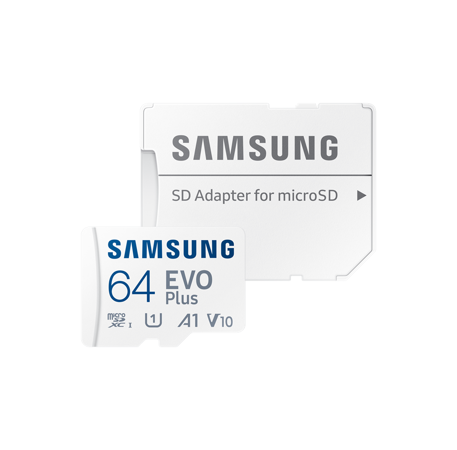 Flashram & USB Flash Drives - Samsung EVO Plus microSD/SD - 160MB/s - 64GB - MB-MC64SA/EU