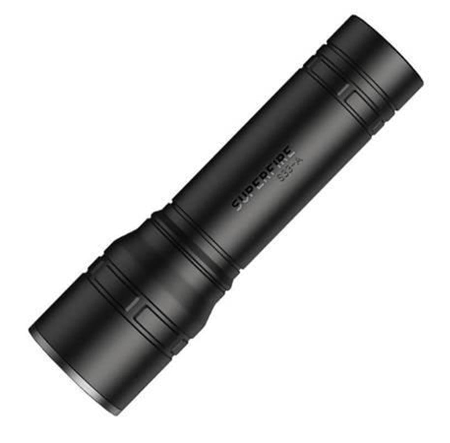 Smarta Hem - Superfire Flashlight  S33-A USB (black) - S33-A Black