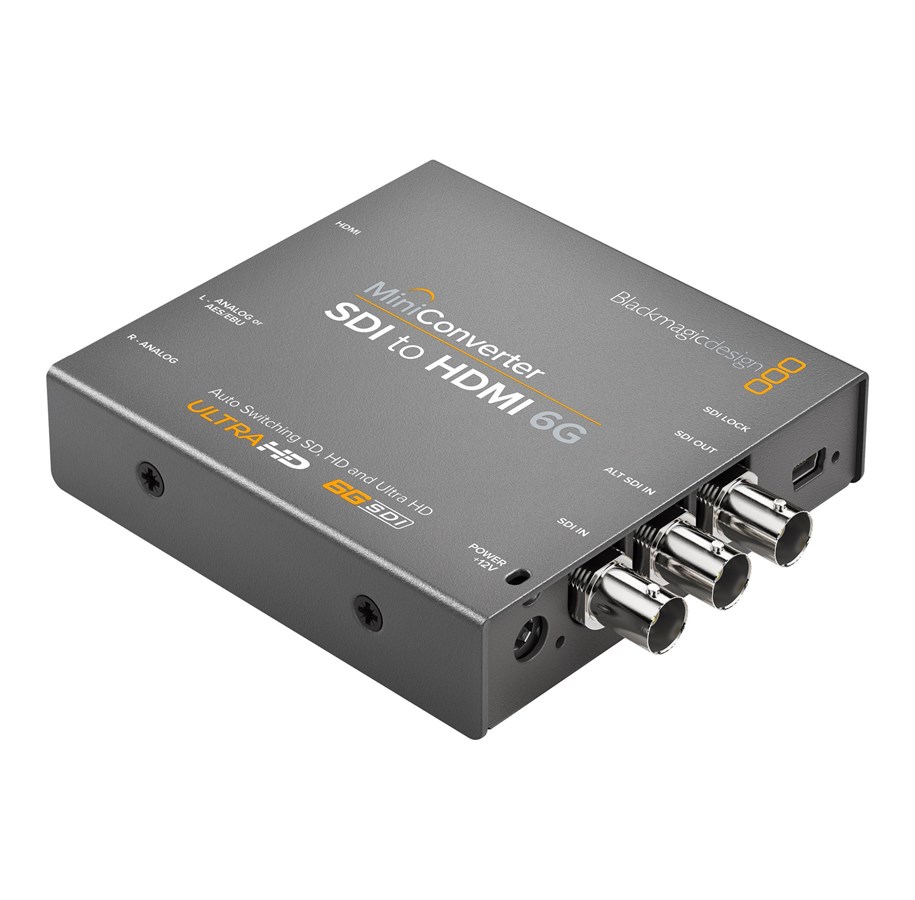 Input Adapter - Blackmagic Mini Converter SDI to HDMI 6G - CONVMBSH4K6G