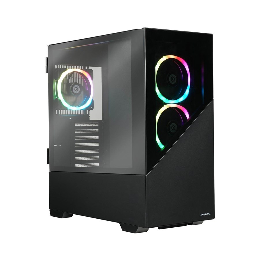 Chassi - Enermax ECA-EK8-BB-ARGB - Chassi - Miditower - Svart - ECA-EK8-BB-ARGB