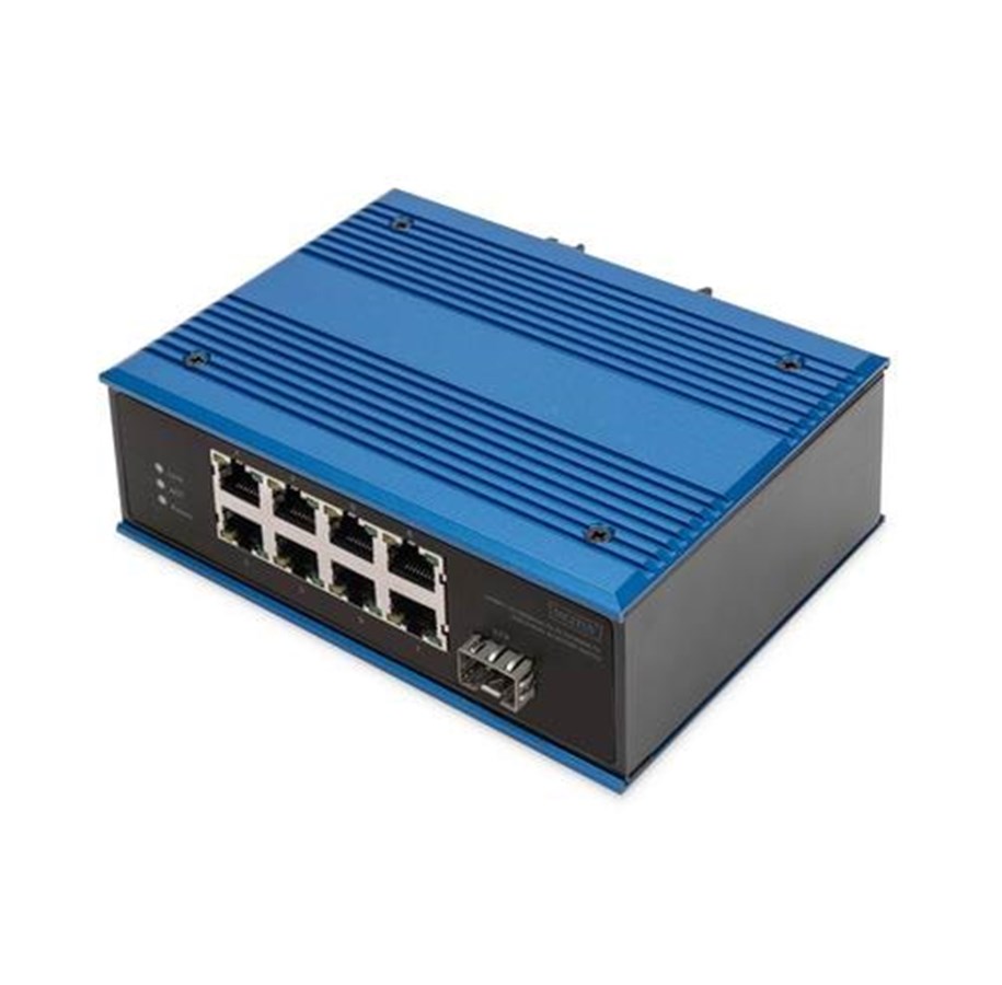 Switch - DIGITUS - switch - industrial - 8 ports - unmanaged - DN-651132