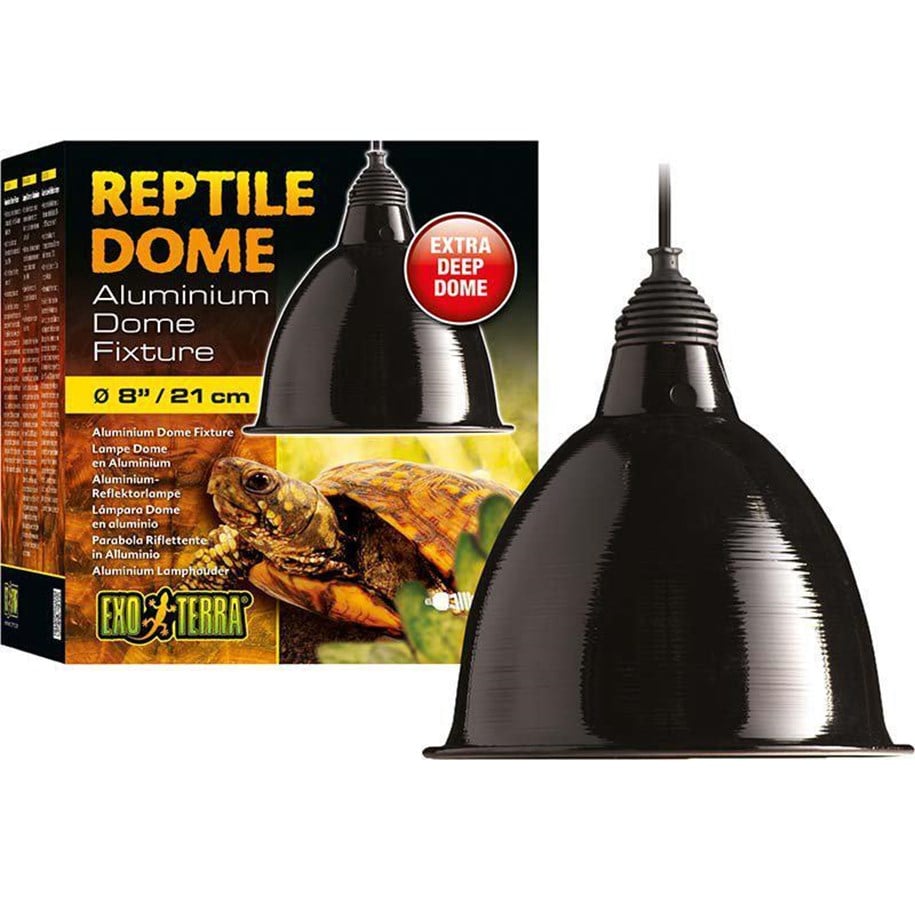 Uppvärmning/Ljus - EXO TERRA - Reptile Dome Large Ø21Cm Max 160W - (220.7078) - 220.7078
