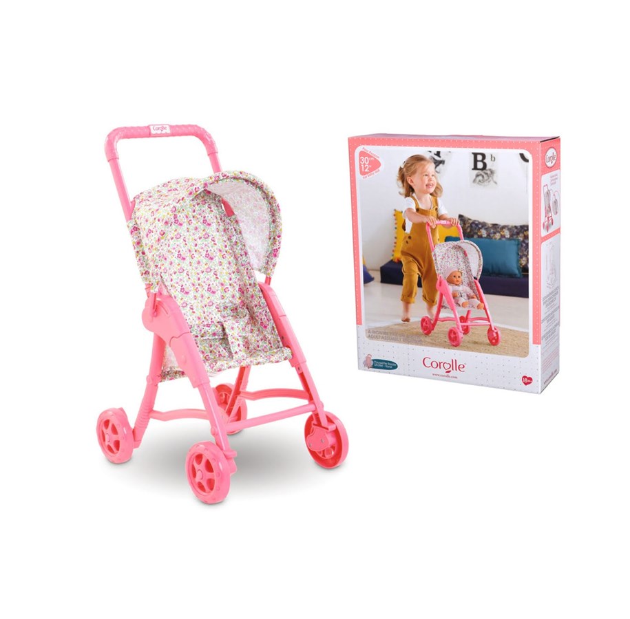 Docka, bamse och tillbehör - Corolle Cor. MPP 12" Stroller- Floral - 9000110810