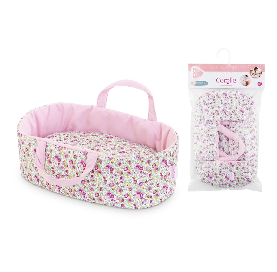 Docka, bamse och tillbehör - Corolle Cor. MPP 12" Carry Bed - Floral - 9000110940
