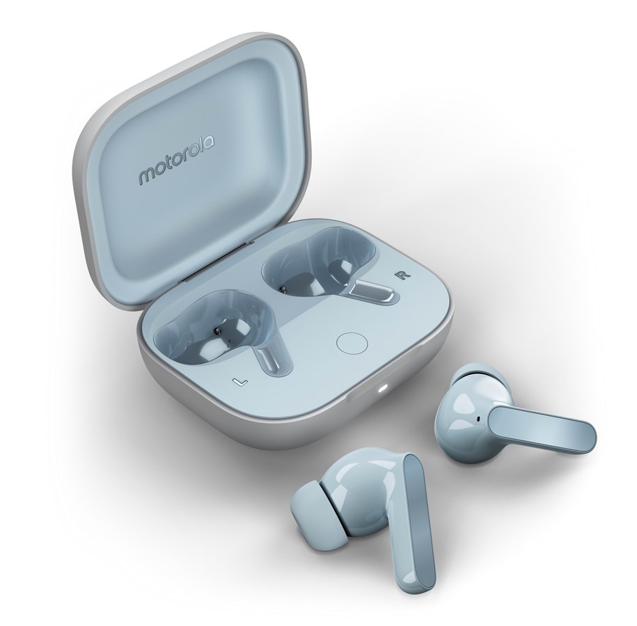 Hörlurar / Headset - Motorola Moto Buds - Glacier Blue - PG38C05749