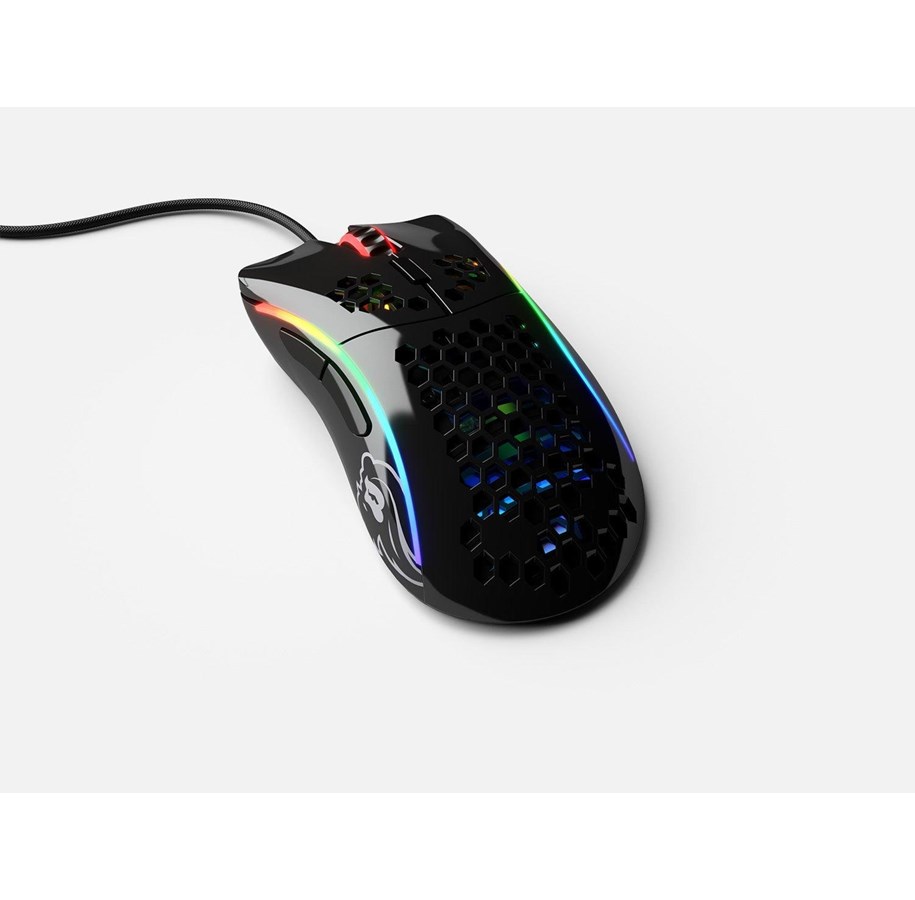 Mus - Glorious Model D- (Small) - Glossy Black - Gamingmus - Optic - 6 knappar - Svart - GLO-MS-DM-GB