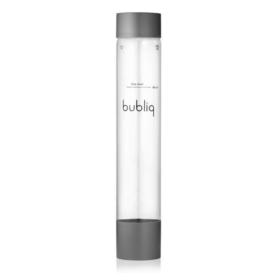 Kolsyramaskin - Bubliq Matte grey bottle for bubliq drink carbonator - 5905954887095