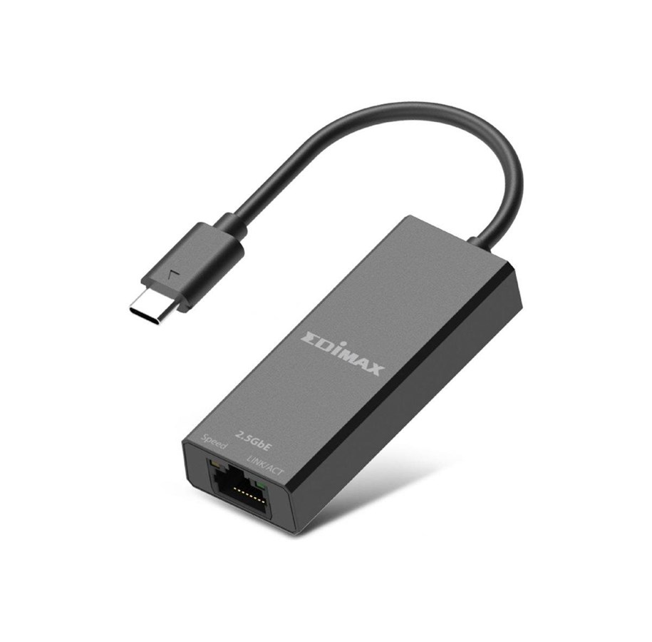 Nätverkskort (adaptrar osv.) - Edimax EU-4307 V2 - network adapter - USB-C 3.1 - 100M/1G/2.5G Gigabit Ethernet - EU-4307 V2