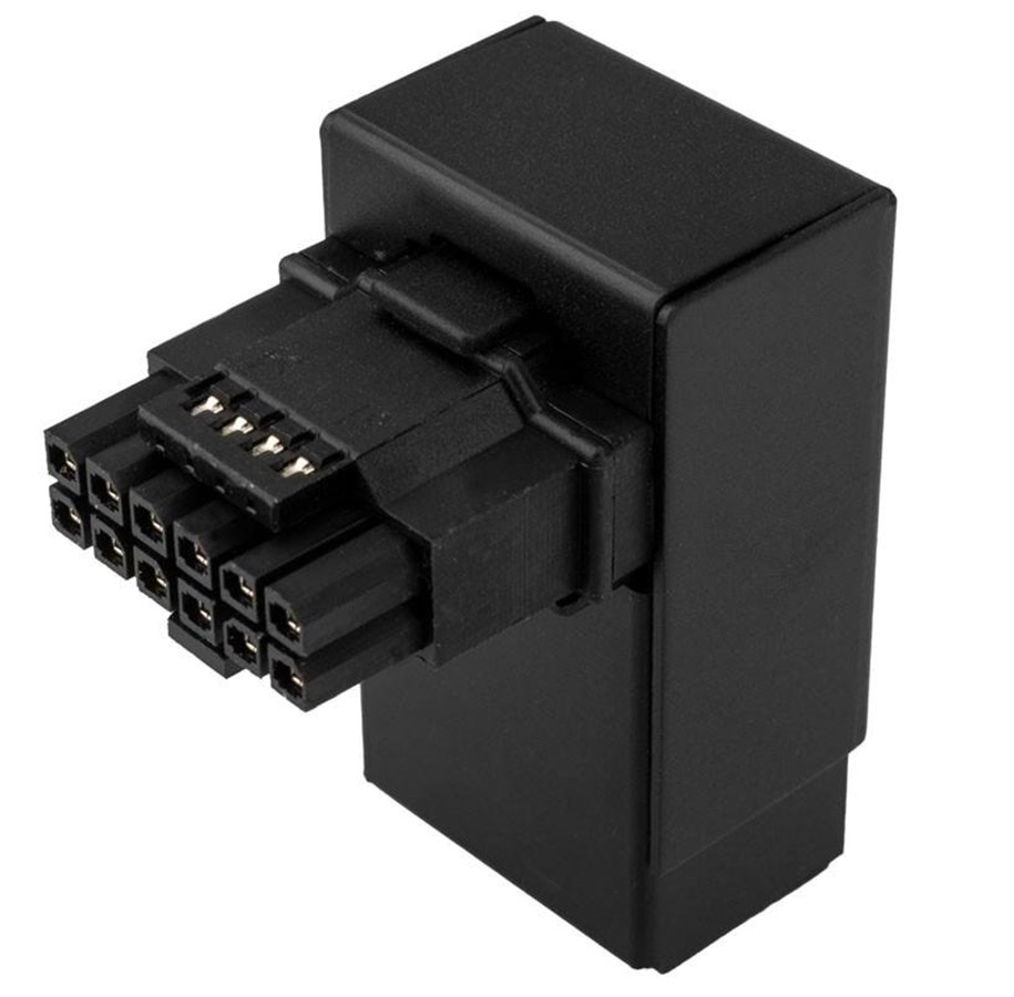 Chassi, tillbehör - Kolink Core Pro 12V-2x6 90° Adapter - Type 1 - Black - CP-12VHPWR-T1