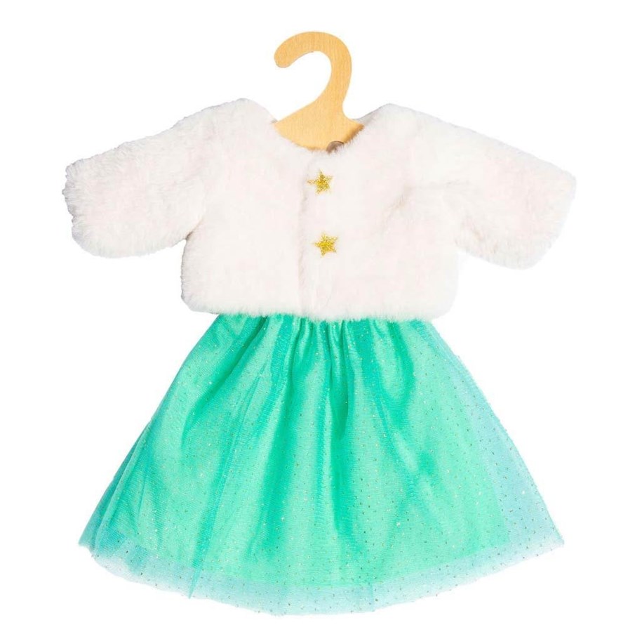 Dockor & Tillbehör - Heless Doll's Jacket Plush with Skirt 28-35 cm - 1370