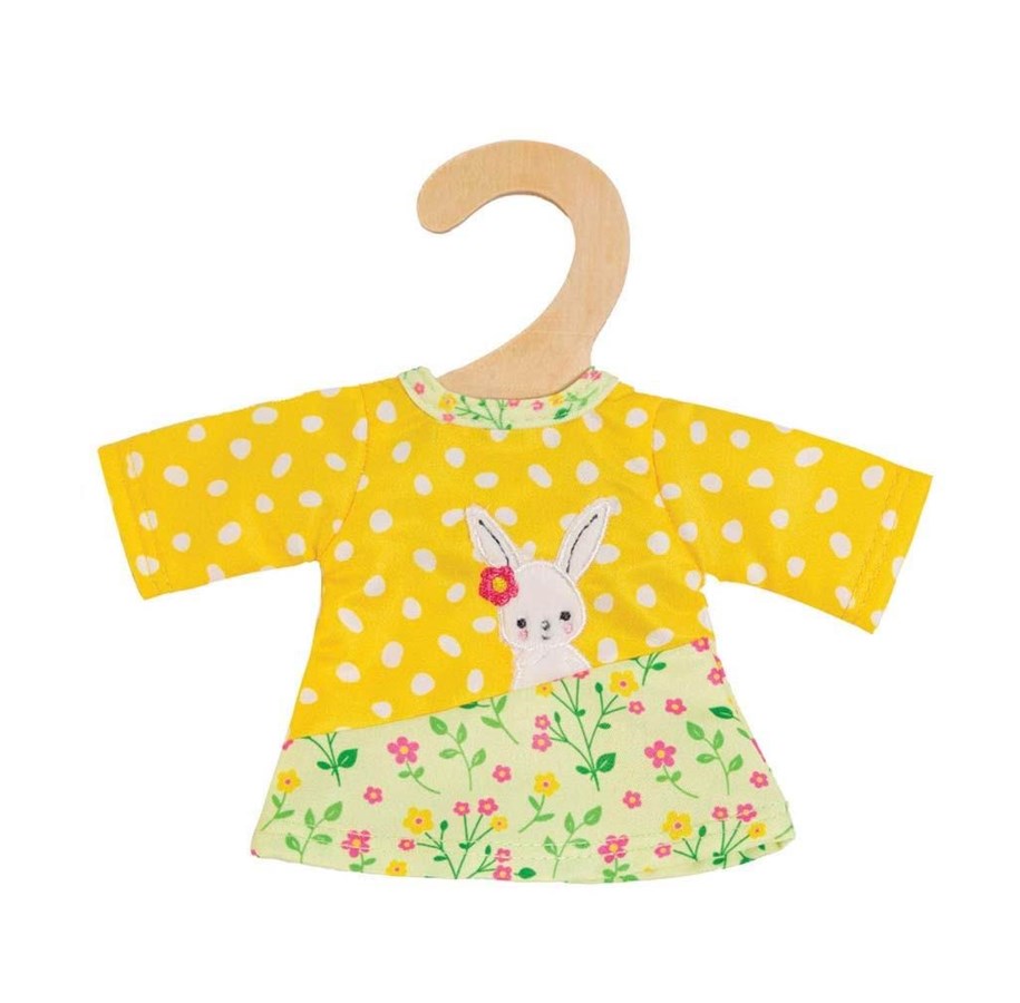 Dockor & Tillbehör - Heless Doll Dungarees with Striped Shirt Bunny Lou 20-25cm - 9355