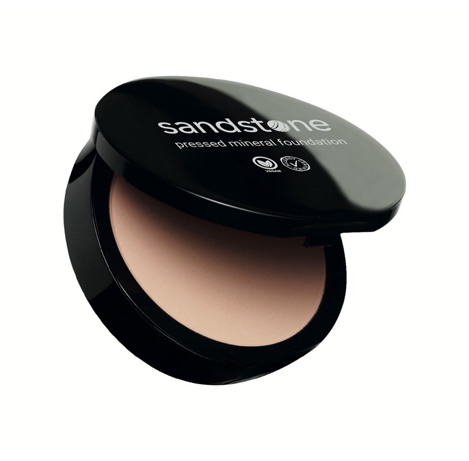 Smink - Sandstone Pressed Mineral Foundation N5 Medium - 5713584003293