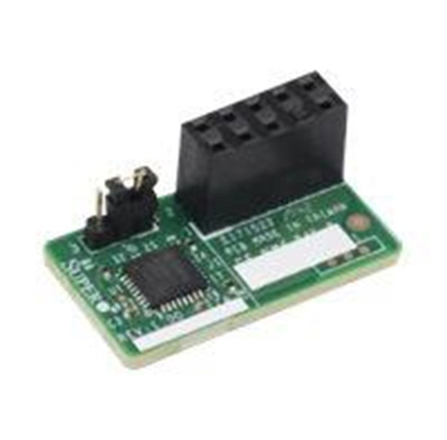 Systemtillbehör - Supermicro Add-on Module AOM-TPM-9670V-S - Trusted Platform Module (TPM) 2.0 - AOM-TPM-9670V-S-O