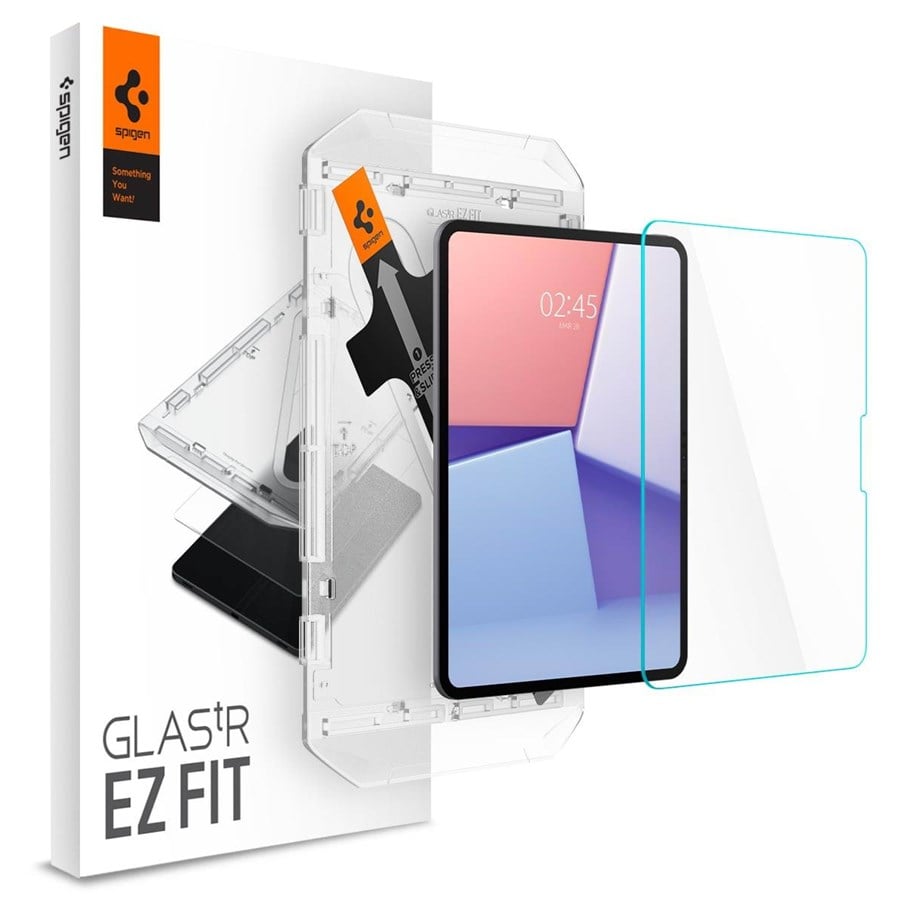 Mobiltelefontillbehör-Skyddsfilm - Spigen Glass tR EZ Fit 1 Pack - iPad Pro 11" (2025/2024) - AGL07788
