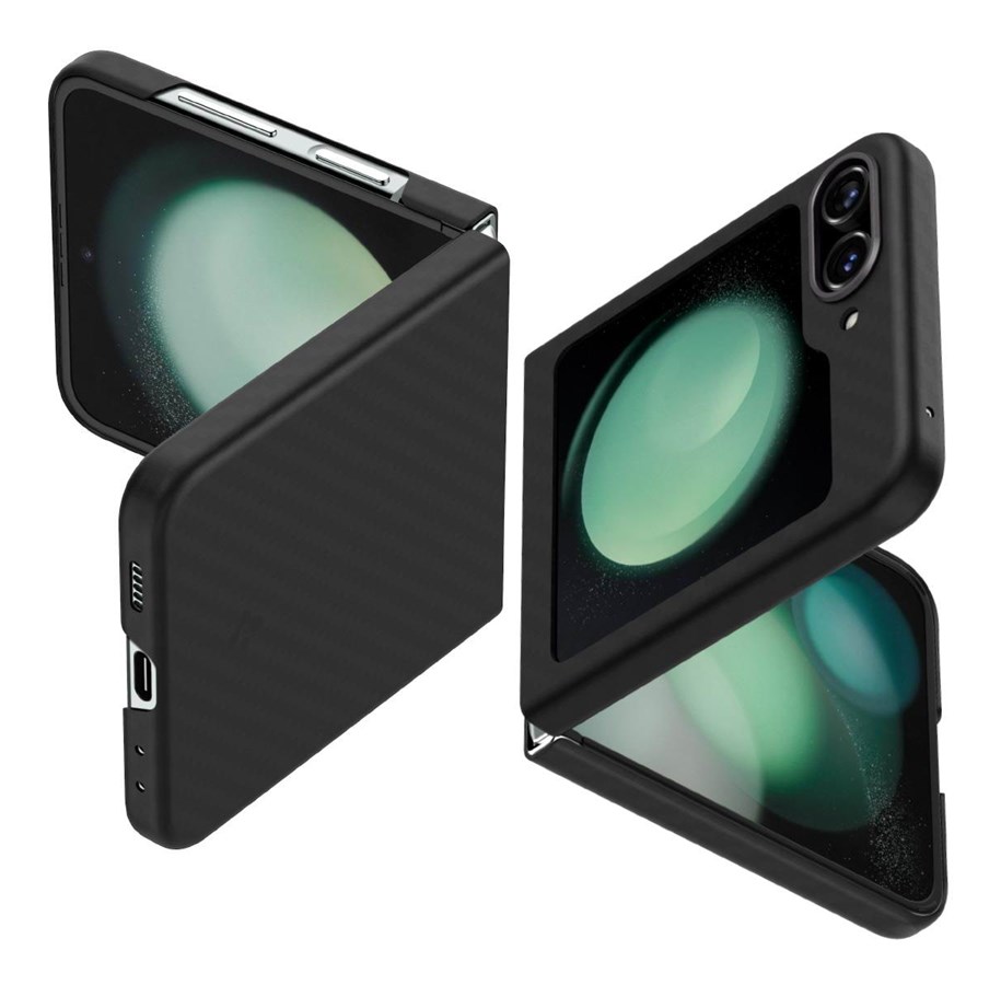 Mobile - Covers & Cases - Spigen Air Skin Pro - black - Samsung Galaxy Z Flip5 - ACS06239
