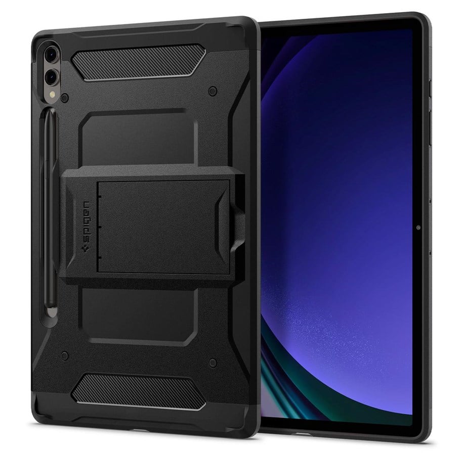 Tablet - Covers & Cases - Spigen Tough Armor Pro - black - Samsung Galaxy Tab S10/S9+ - ACS06835