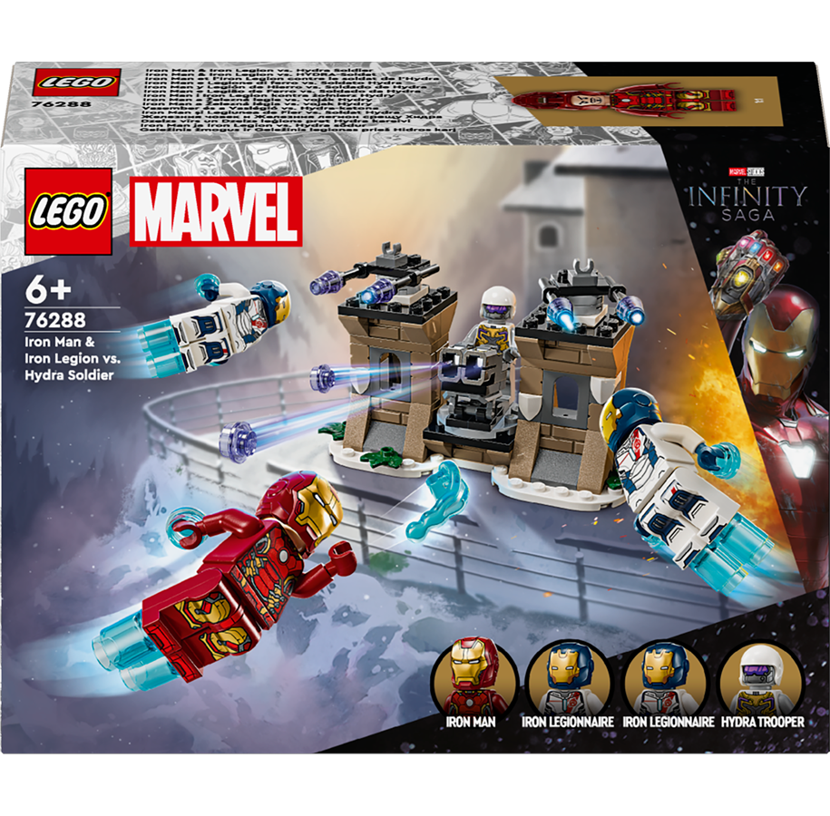 LEGO®  - LEGO Super Heroes Marvel 76288 Iron Man & Iron Legion mot Hydrasoldat - 76288