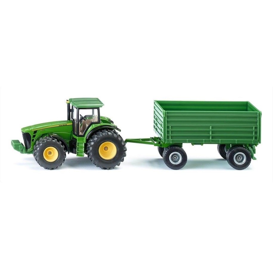 Leksaksbil - SIKU 1:50 Tractor With Trailer - S-1953