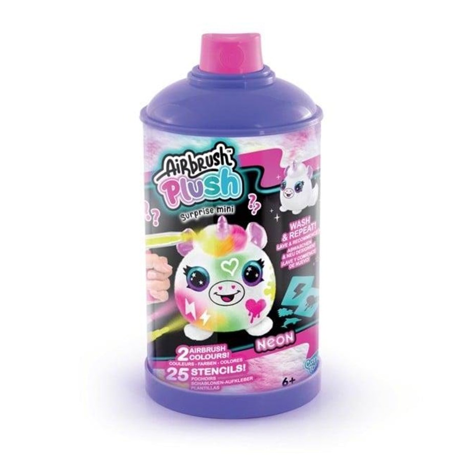 Kreativa spel - Airbrush Plush Neon mini Mystery Kit PDQ - 1020