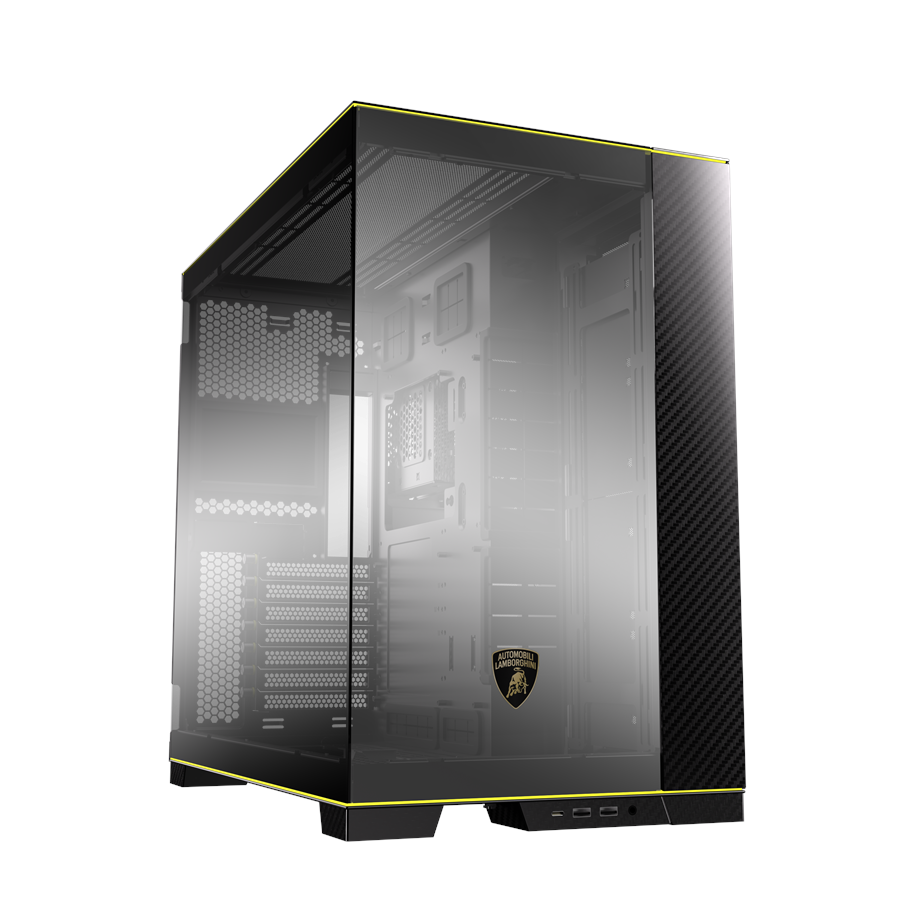 Chassi - Lian Li O11D EVO RGB - Automobili Lamborghini Edition - Chassi - Miditower - Svart - O11DERGBL