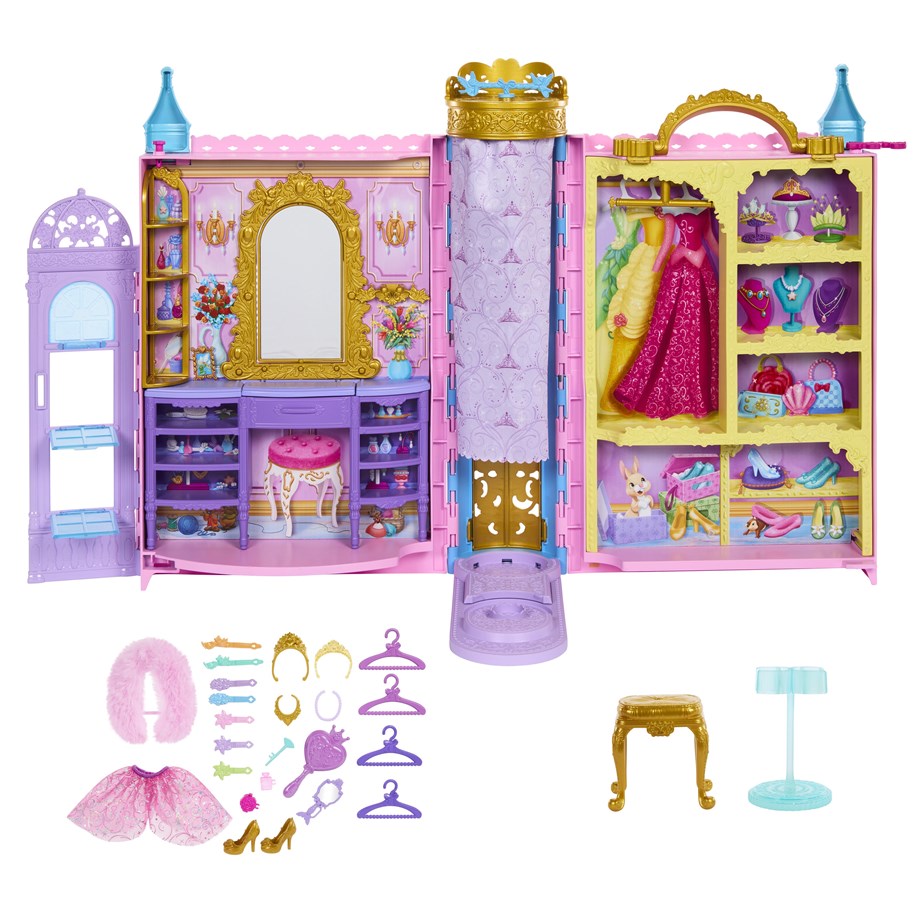 Dockhus & Tillbehör - Disney Princess Redo för balen-set - HXC20