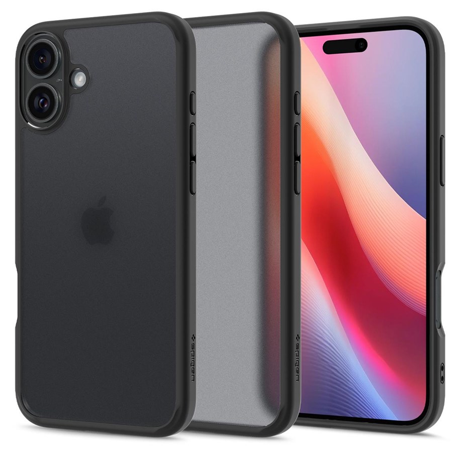 Mobile - Covers & Cases - Spigen Ultra Hybrid - frost black - iPhone 16 Plus - ACS08071