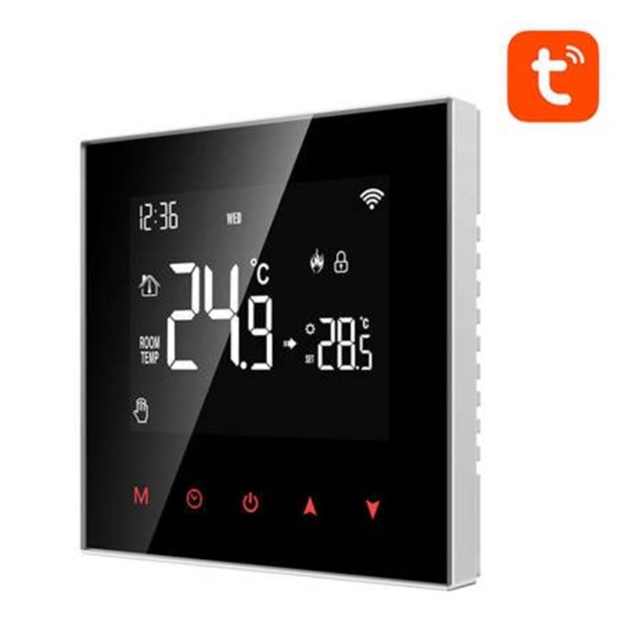 Smarta Hem - Avatto WT100 3A Wi-Fi TUYA Smart Boiler Thermostat - WT100-BH-3A