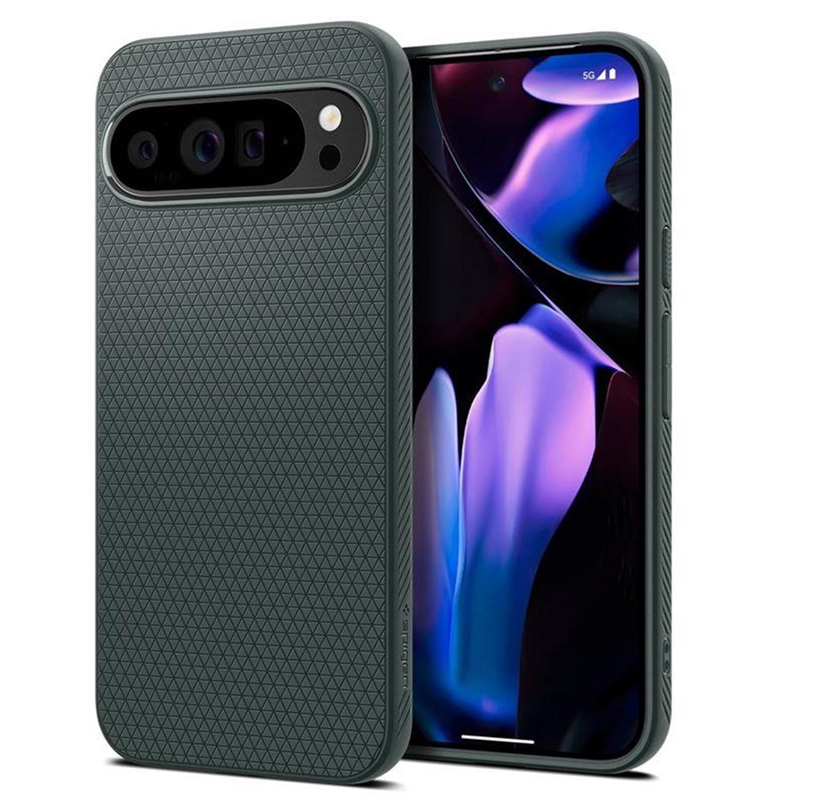 Mobile - Covers & Cases - Spigen Liquid Air - abyss green - Google Pixel 9 Pro XL - ACS07717