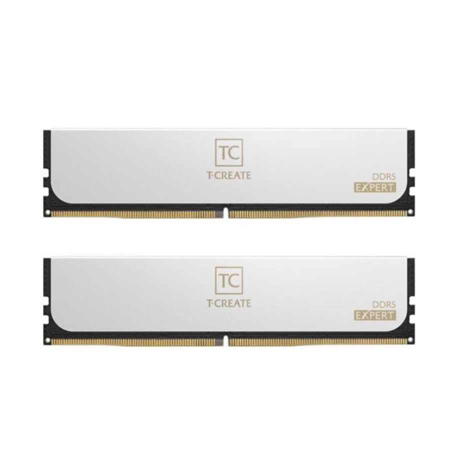 RAM - Team Group T-Create Expert DDR5-6400 - 32GB - CL40 - Dual Channel (2 pcs) - Intel XMP - Vit - CTCWD532G6400HC40BDC01