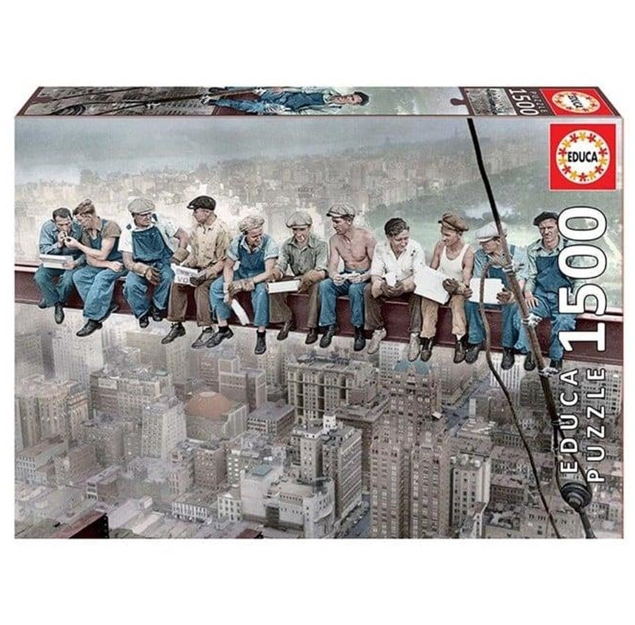 Pusselspel - Educa 1500 pcs - Breakfast in New York (016009) - 016009