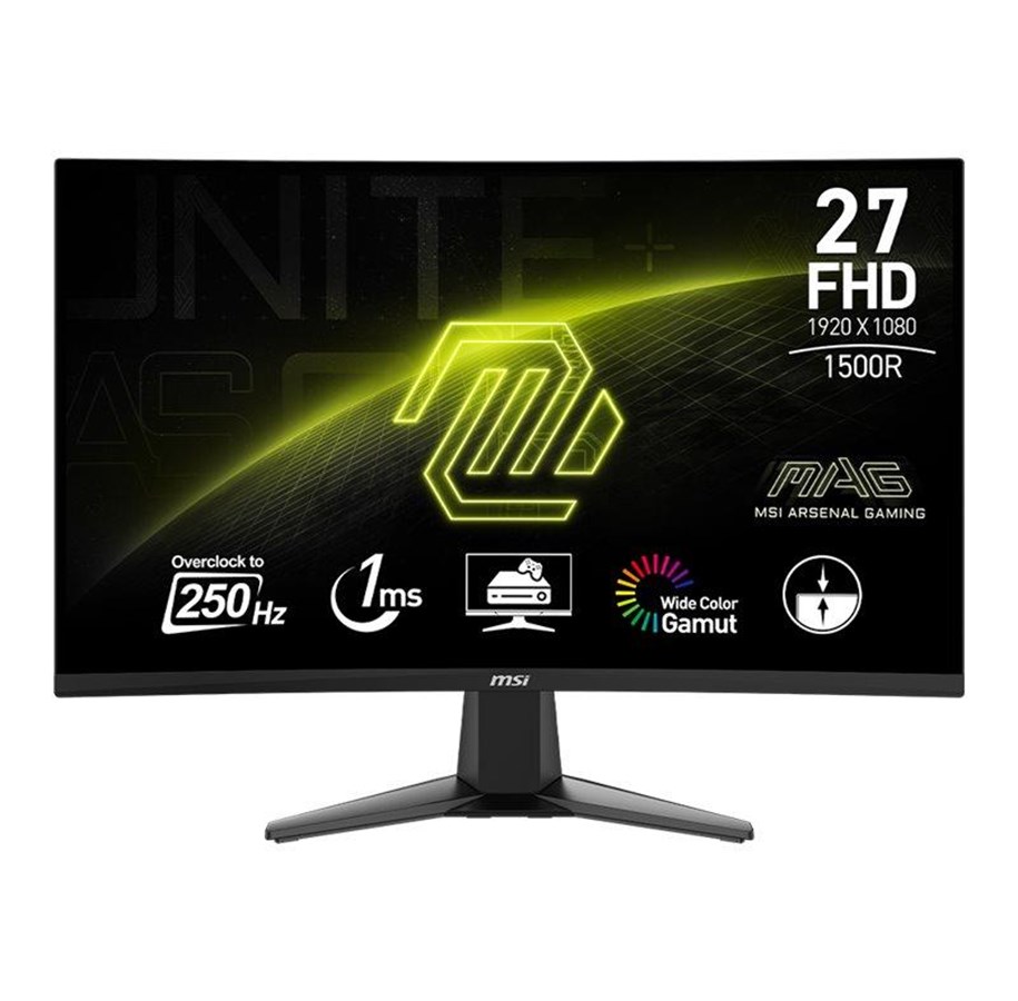 Skärm - 27" MSI MAG 27C6X - 1920x1080 (FHD) - 250Hz - VA - MAG 27C6X