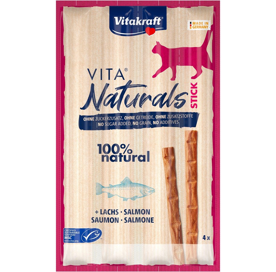 Katter - Vitakraft - Vita Stick - Salmon - 4 x 5g - 58925