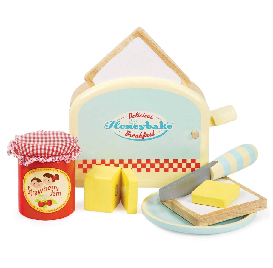 Träleksaker - Le Toy Van Toaster Breakfast Set - LTV287