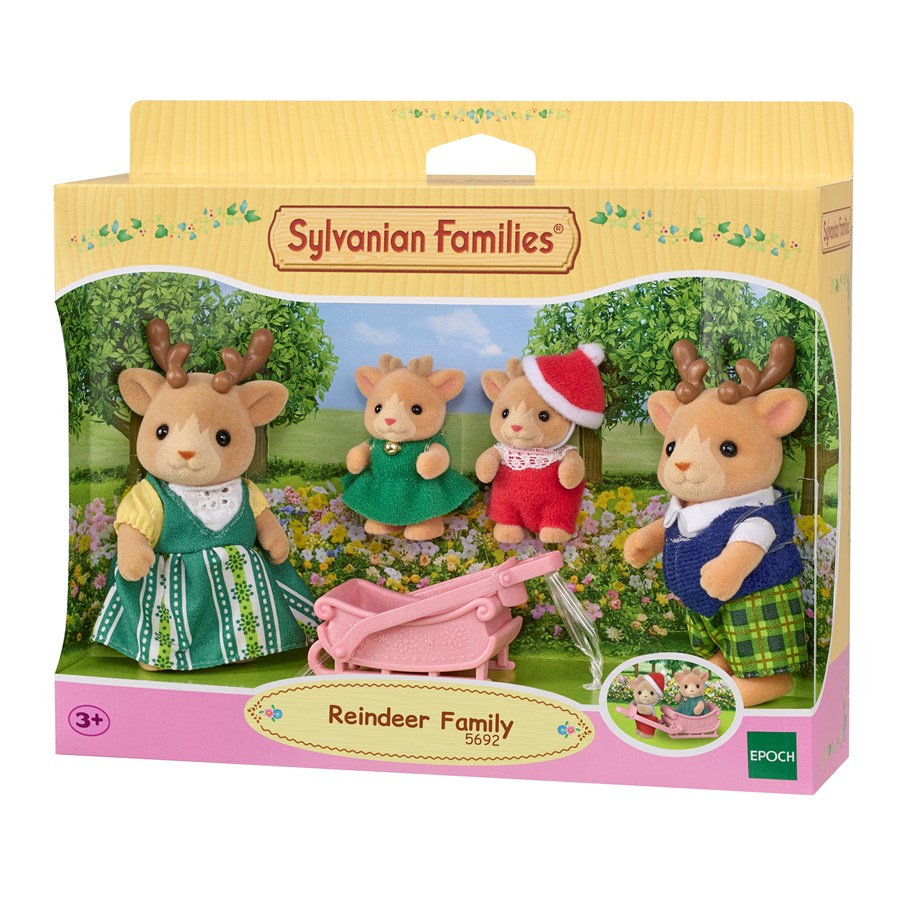 Docka, bamse och tillbehör - Sylvanian Families Reindeer Family - 5692