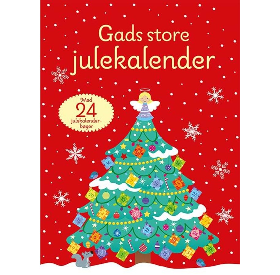 Julkalender - gads forlag Gads store julekalender (RØD) - 9788762740419