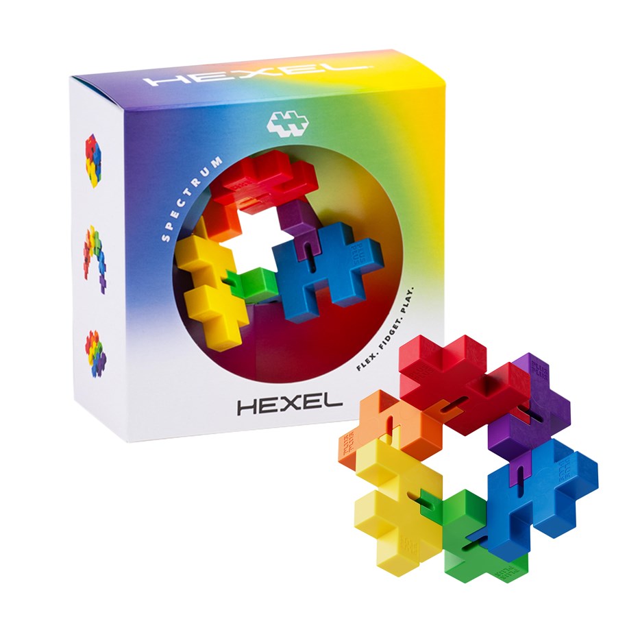 Byggset - Plus-Plus HEXEL Spectrum - 3485