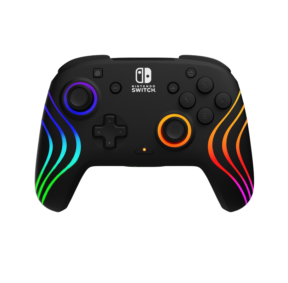 Spel Tillbehör - PDP Afterglow Wave - Black - Wireless - Wireless Controller - Nintendo Switch - 500-252-BK