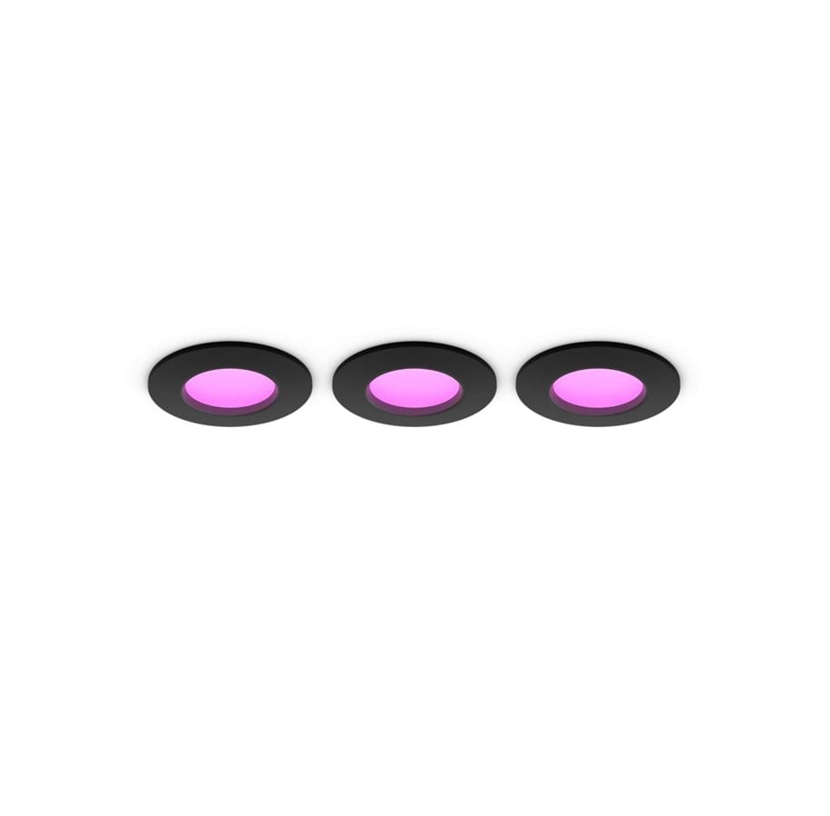 Smarta Hem - Philips Hue Slim infälld belysning 90 mm - 3 pack *DEMO* - 929003712202