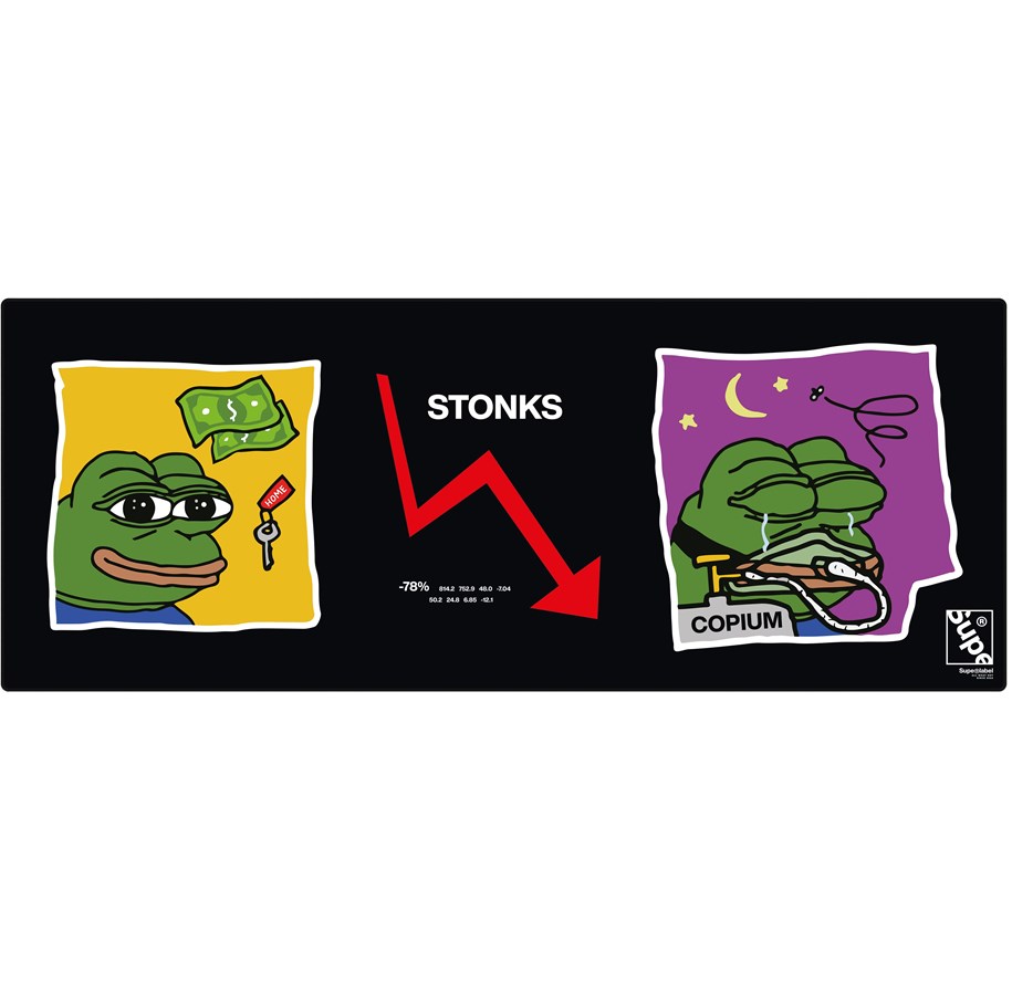 Musmattor och tillbehör - SUPE DESKMAT STONKS - 369850
