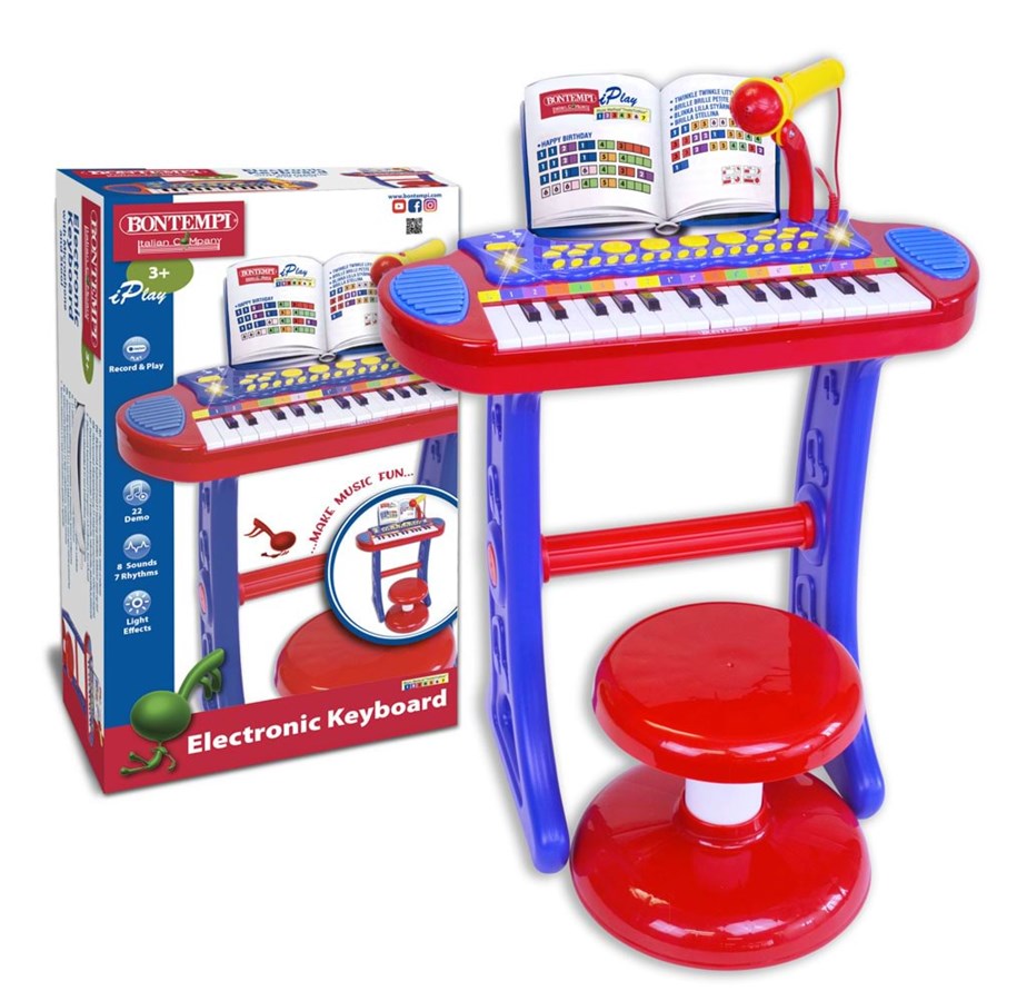 musikinstrument - Bontempi Electronic keyboard with microphone - 133240
