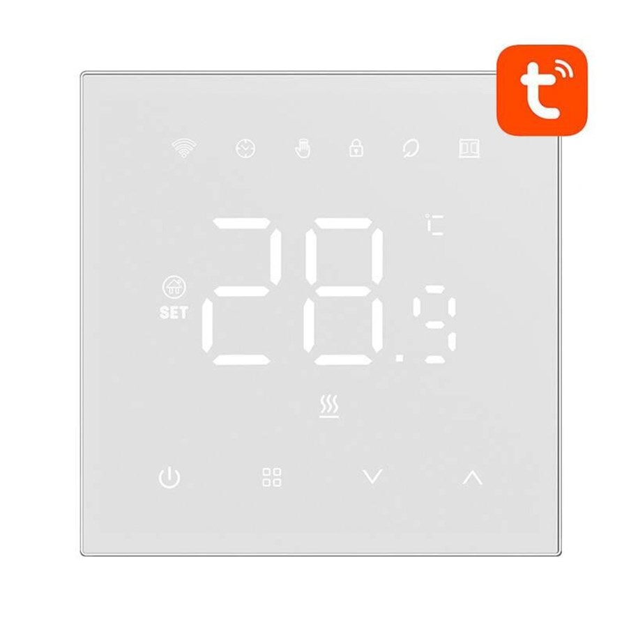 Smarta Hem - Avatto Smart thermostat WT410-16A-W electric heating 16A WiFi - WT410-16A-W